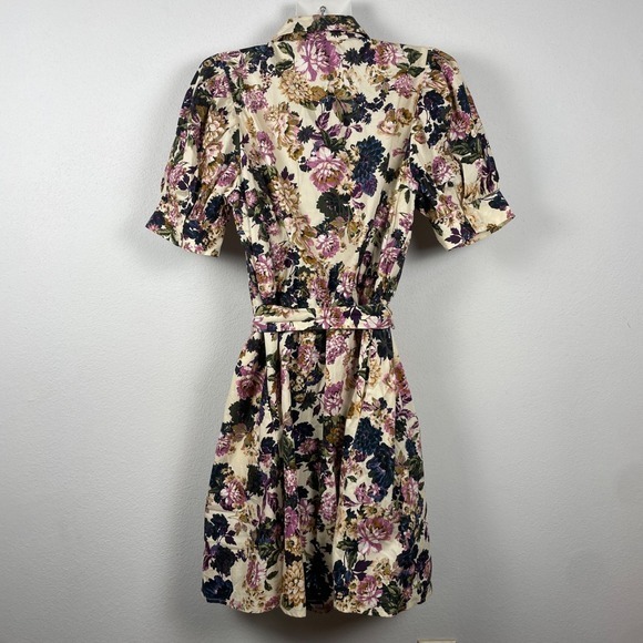 Who What Wear Sz S Floral Sundress 100% Cotton Cottagecore Romantic Dress Pretty - Picture 4 of 16
